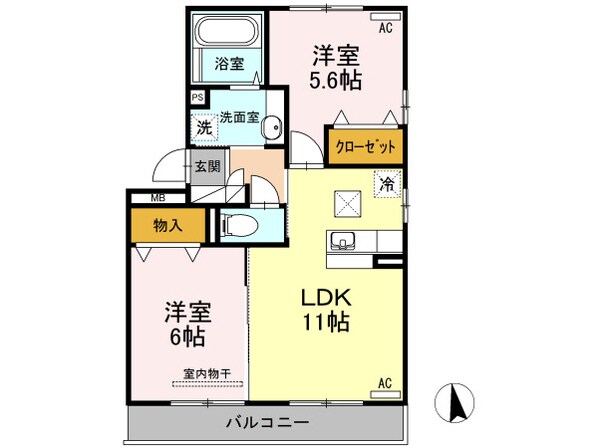 宮崎駅 車移動9分  2.9km 3-3階の物件間取画像